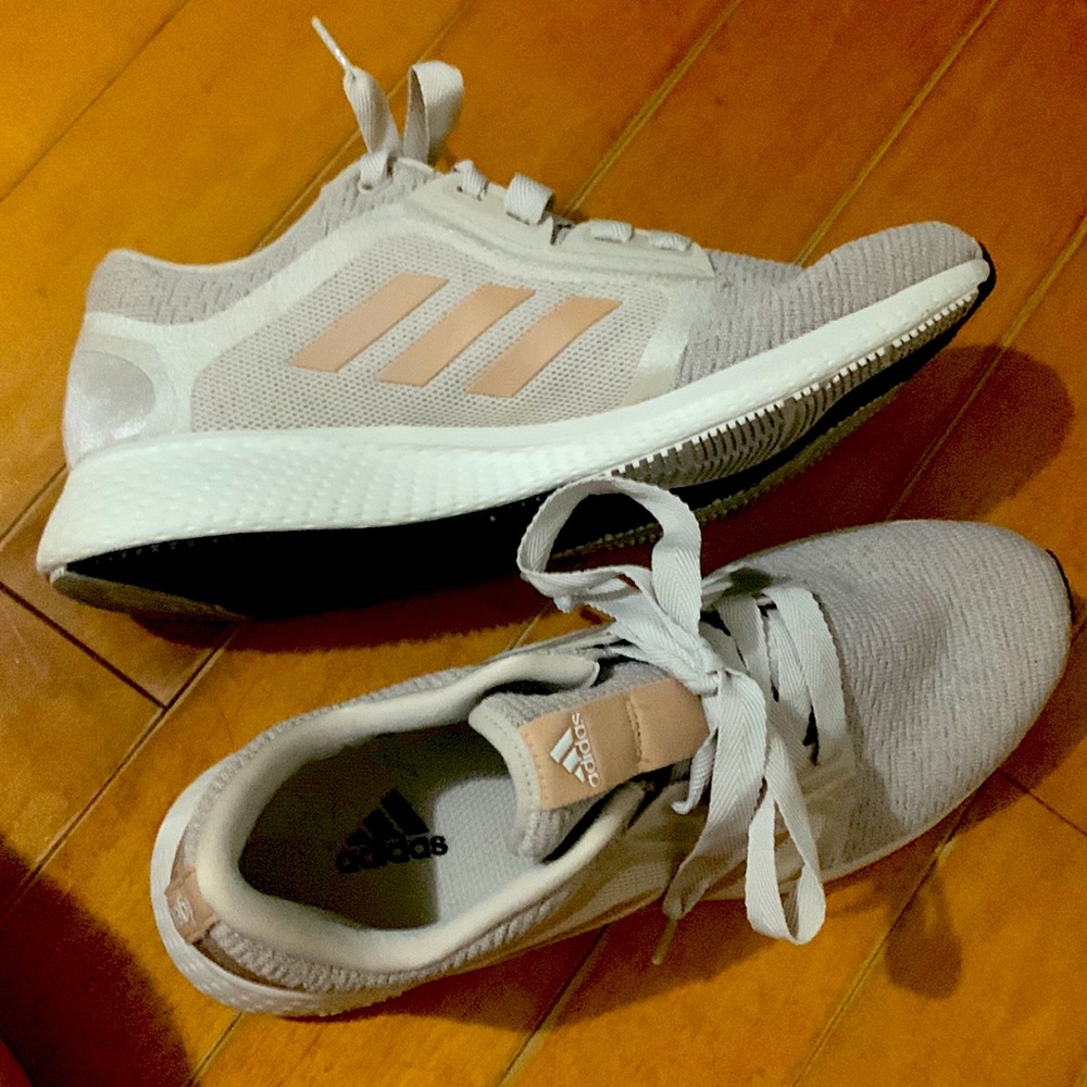 Tan Adidas Sneakers— worn once